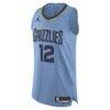 Ja Morant Memphis Grizzlies Jordan Brand Authentic Player Jersey - Statement Edition - - Side View