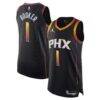 Devin Booker Phoenix Suns Jordan Brand Authentic Player Jersey - Black - Front View