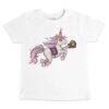 Boston Red Sox Tiny Turnip Infant Unicorn T-Shirt - White - Front View