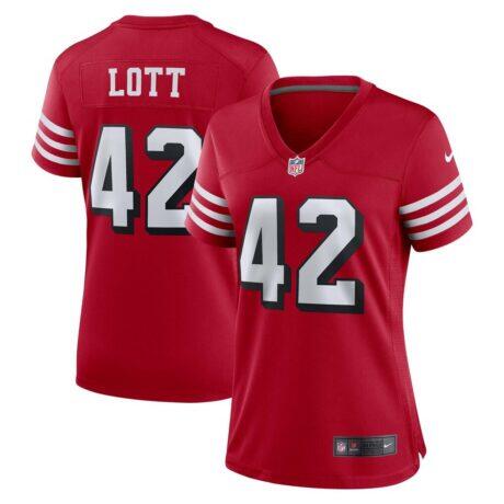 Ronnie Lott San Francisco 49ers Nike Women's Alternate Game Jersey - - Front View
