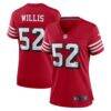 Patrick Willis San Francisco 49ers Nike Women's Alternate Game Jersey - - Front View