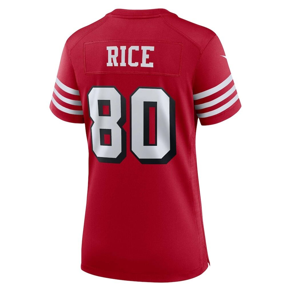 Jerry Rice San Francisco 49ers Nike Women's Alternate Game Jersey - Scarlet