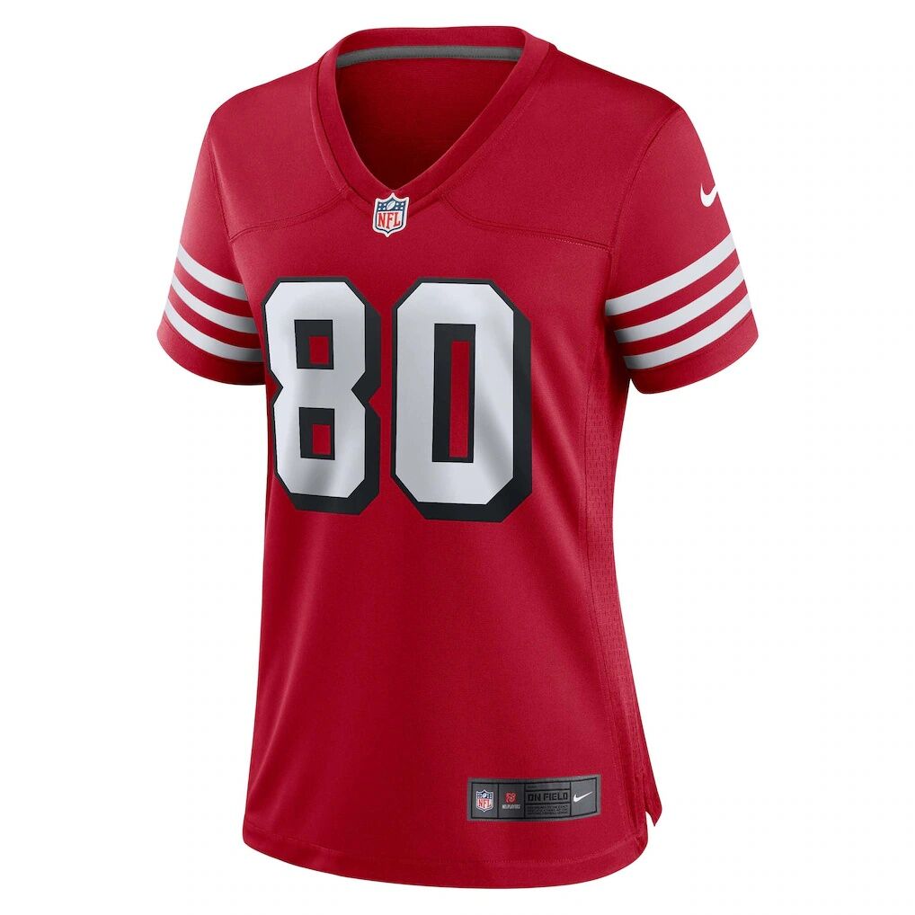 Jerry Rice San Francisco 49ers Nike Women's Alternate Game Jersey - Scarlet