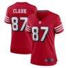 Dwight Clark San Francisco 49ers Nike Women's Alternate Game Jersey - - Front View