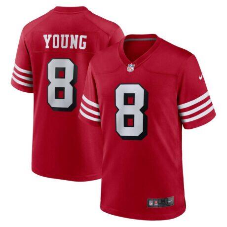 Steve Young San Francisco 49ers Nike Retired Player Alternate Game Jersey - - Front View