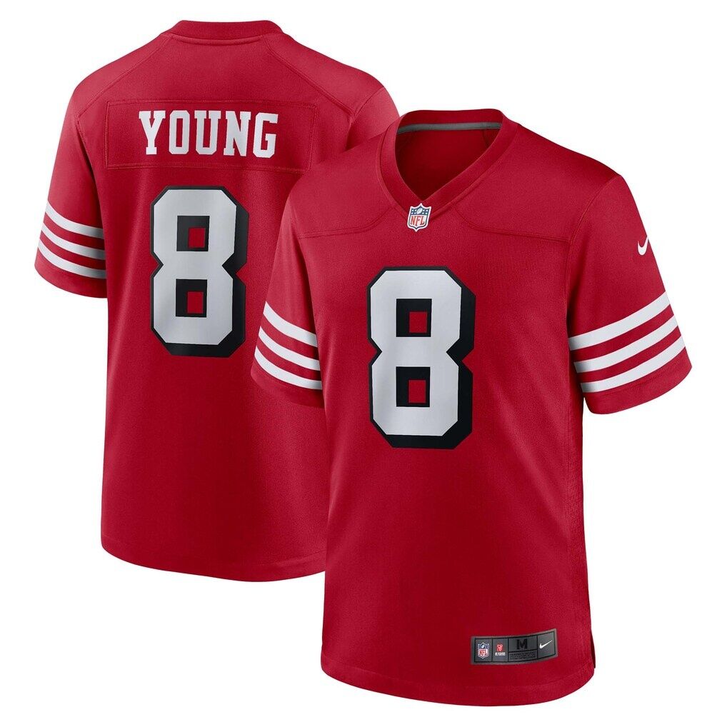 Steve Young San Francisco 49ers Nike Retired Player Alternate Game Jersey - Scarlet