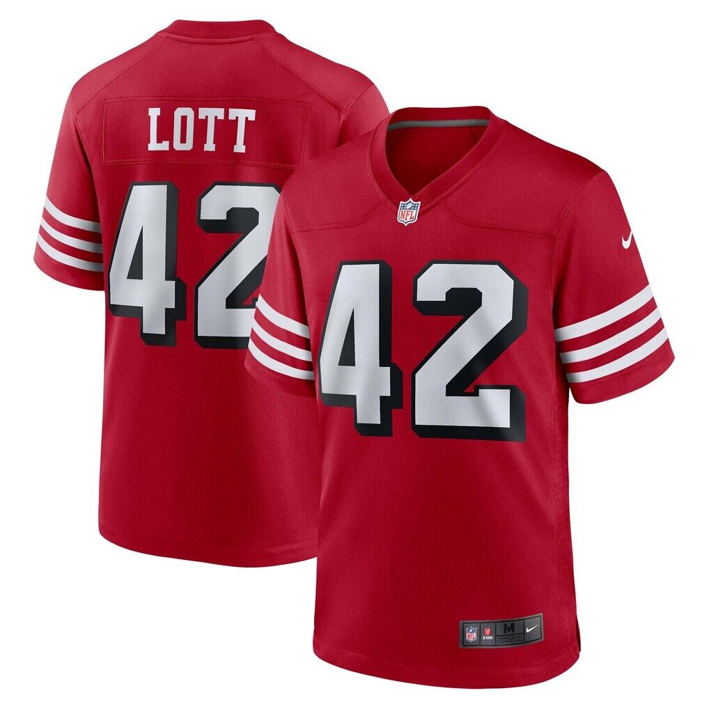 Ronnie Lott San Francisco 49ers Nike Retired Player Alternate Game Jersey - Scarlet