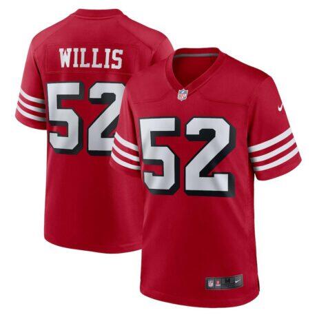 Patrick Willis San Francisco 49ers Nike Retired Player Alternate Game Jersey - - Front View