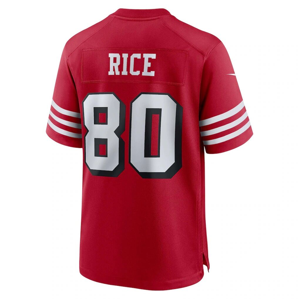 Jerry Rice San Francisco 49ers Nike Retired Player Alternate Game Jersey - Scarlet