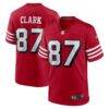 Dwight Clark San Francisco 49ers Nike Retired Player Alternate Game Jersey - - Front View