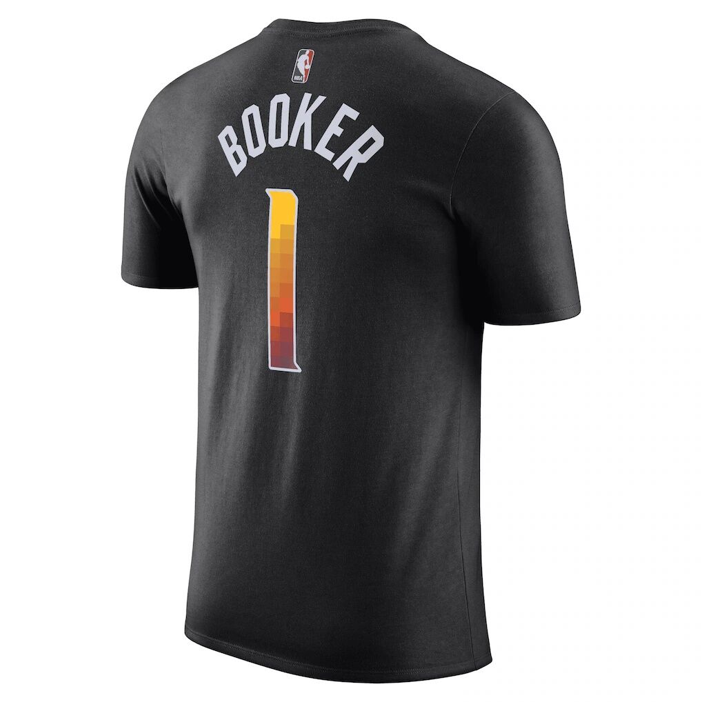 Devin Booker Phoenix Suns Jordan Brand 2022/23 Statement Edition Name & Number T-Shirt