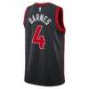 Scottie Barnes Toronto Raptors Jordan Brand Unisex Swingman Jersey - Black - Detail View