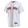 Boston Red Sox Nike Home Blank Replica Jersey - White - Side View