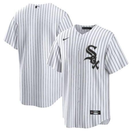 Chicago White Sox Nike Home Blank Replica Jersey - White - Front View