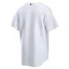 Athletics Nike Home Blank Replica Jersey - White - Detail View