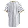 San Diego Padres Nike Home Blank Replica Jersey - White - Detail View
