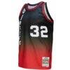 Bill Walton Portland Trail Blazers Mitchell & Ness 1976/77 Hardwood Classics Fadeaway Swingman Player Jersey - - Side View