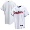 Cleveland Guardians Nike Home Blank Replica Jersey - White - Front View
