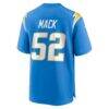 Khalil Mack Los Angeles Chargers Nike Game Jersey - - Detail View