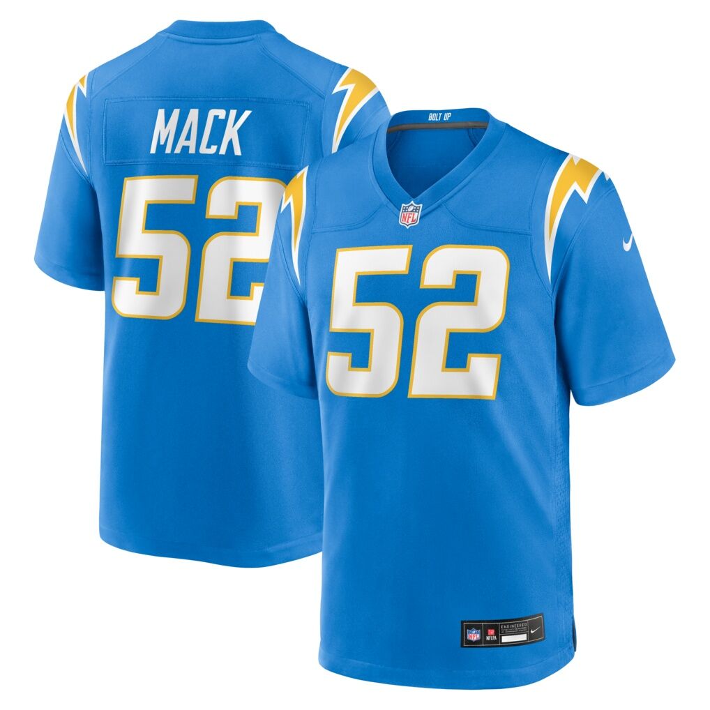 Khalil Mack Los Angeles Chargers Nike Game Jersey - Powder Blue