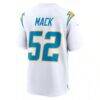 Khalil Mack Los Angeles Chargers Nike Game Jersey - White - Detail View