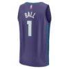 LaMelo Ball Charlotte Hornets Fashion7 Fast Break Replica Player Jersey - Purple - Detail View