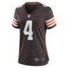 Deshaun Watson Cleveland Browns Nike Women's Player Jersey - Brown - Side View
