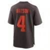 Deshaun Watson Cleveland Browns Nike Alternate Game Jersey - Brown - Detail View
