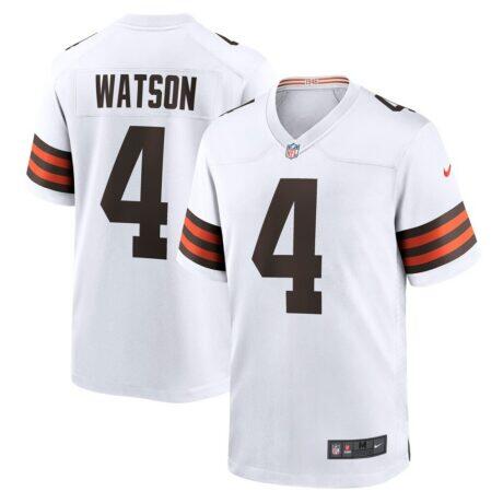 Deshaun Watson Cleveland Browns Nike Game Jersey - White - Front View