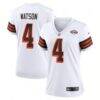 Deshaun Watson Cleveland Browns Nike Women's Player Jersey - White - Front View