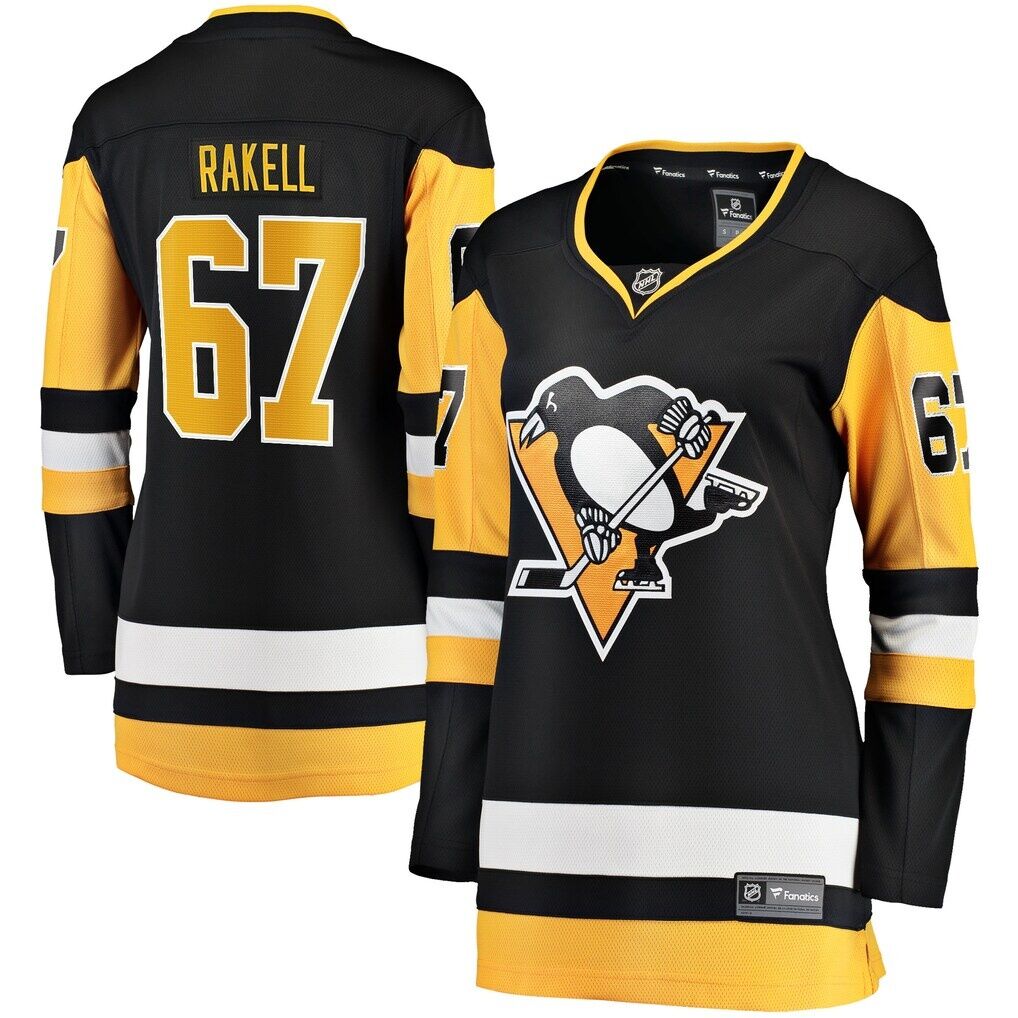 Rickard Rakell Pittsburgh Penguins Women's Fashion7 Home Breakaway Player Jersey