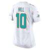 Tyreek Hill Miami Dolphins Nike Women's Player Jersey - White - Detail View