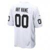 Las Vegas Raiders Nike Youth Team Custom Game Jersey - White - Detail View
