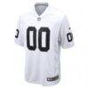 Las Vegas Raiders Nike Youth Team Custom Game Jersey - White - Side View