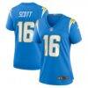 JK Scott Los Angeles Chargers Nike Women's Game Jersey - - Front View