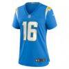 JK Scott Los Angeles Chargers Nike Women's Game Jersey - - Side View