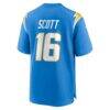 JK Scott Los Angeles Chargers Nike Game Jersey - - Detail View
