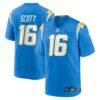 JK Scott Los Angeles Chargers Nike Game Jersey - - Front View