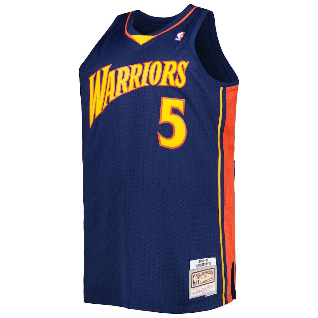 Baron Davis Golden State Warriors Mitchell & Ness Big & Tall Hardwood Classics 2006/07 Swingman Jersey