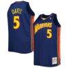 Baron Davis Golden State Warriors Mitchell & Ness Big & Tall Hardwood Classics 2006/07 Swingman Jersey - Navy - Front View