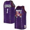 Tracy McGrady Toronto Raptors Mitchell & Ness Big & Tall Hardwood Classics 1998/99 Swingman Jersey - Purple - Front View