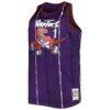 Tracy McGrady Toronto Raptors Mitchell & Ness Big & Tall Hardwood Classics 1998/99 Swingman Jersey - Purple - Side View