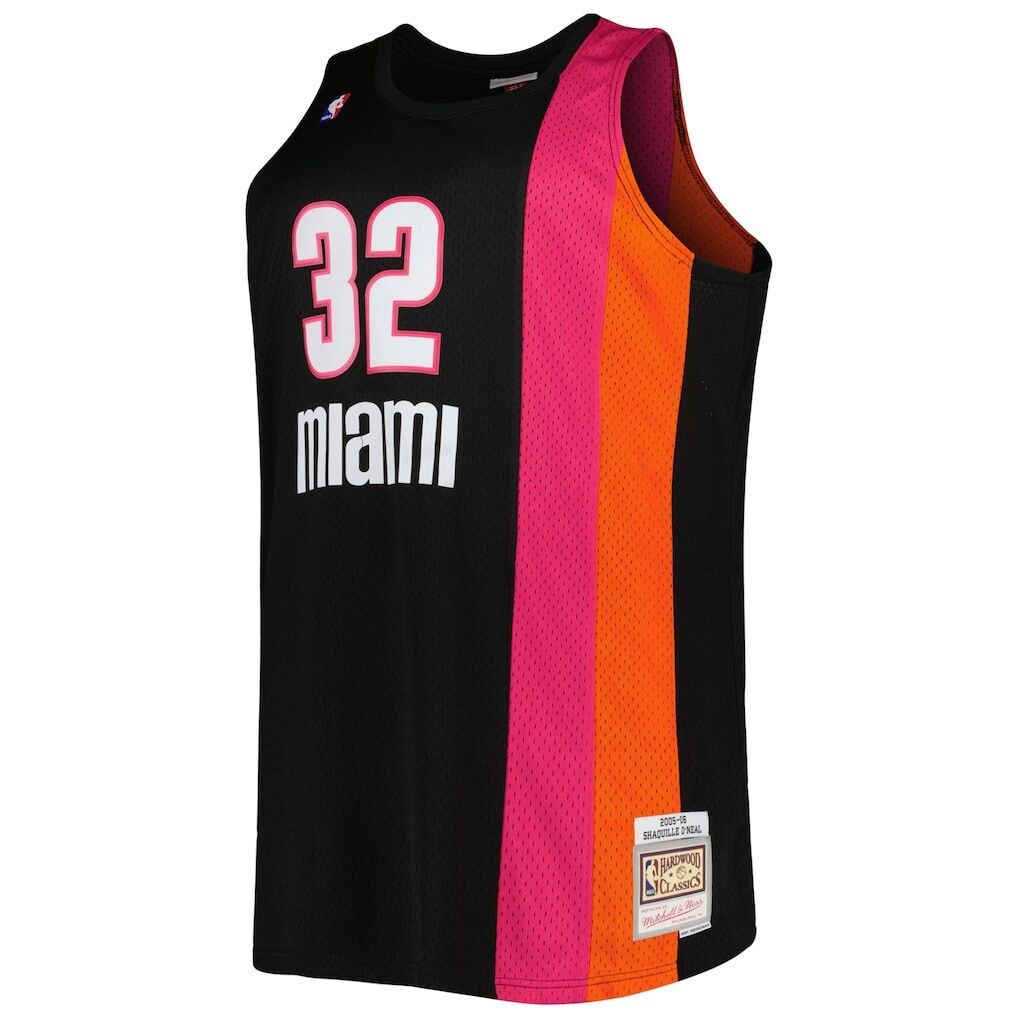 Shaquille O'Neal Miami Heat Mitchell & Ness Big & Tall Hardwood Classics 2005/06 Swingman Jersey