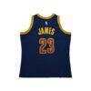 LeBron James Cleveland Cavaliers Mitchell & Ness Big & Tall Hardwood Classics 2008-09 Swingman Jersey - Navy - Side View