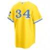 David Ortiz Boston Red Sox Nike Retired Player City Connect Replica Jersey - Gold - Detail View