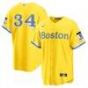 David Ortiz Boston Red Sox Nike Retired Player City Connect Replica Jersey - Gold - Front View