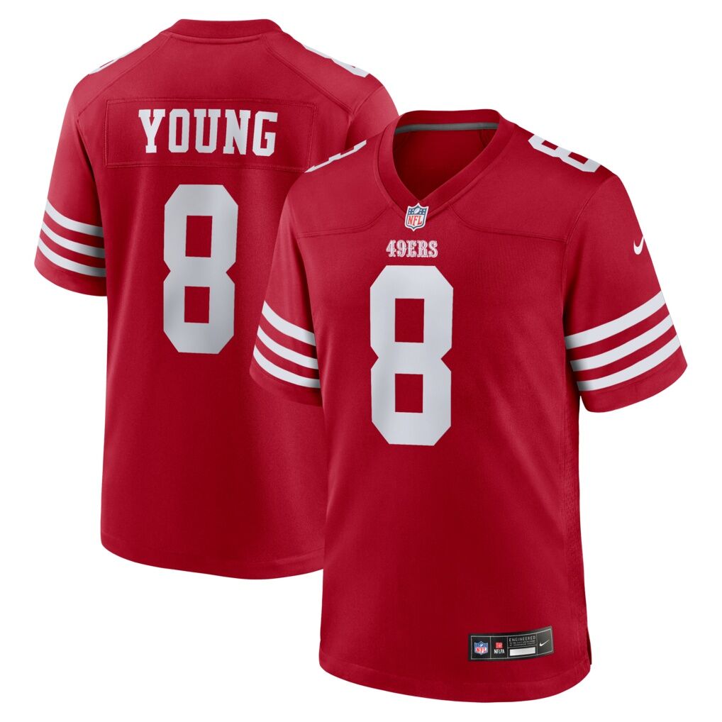 Steve Young San Francisco 49ers Nike Retired Player Game Jersey - Scarlet