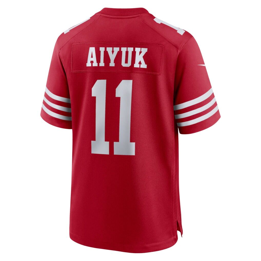 Brandon Aiyuk San Francisco 49ers Nike Team Player Game Jersey - Scarlet