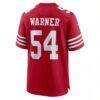 Fred Warner San Francisco 49ers Nike Player Game Jersey - Scarlet - Detail View