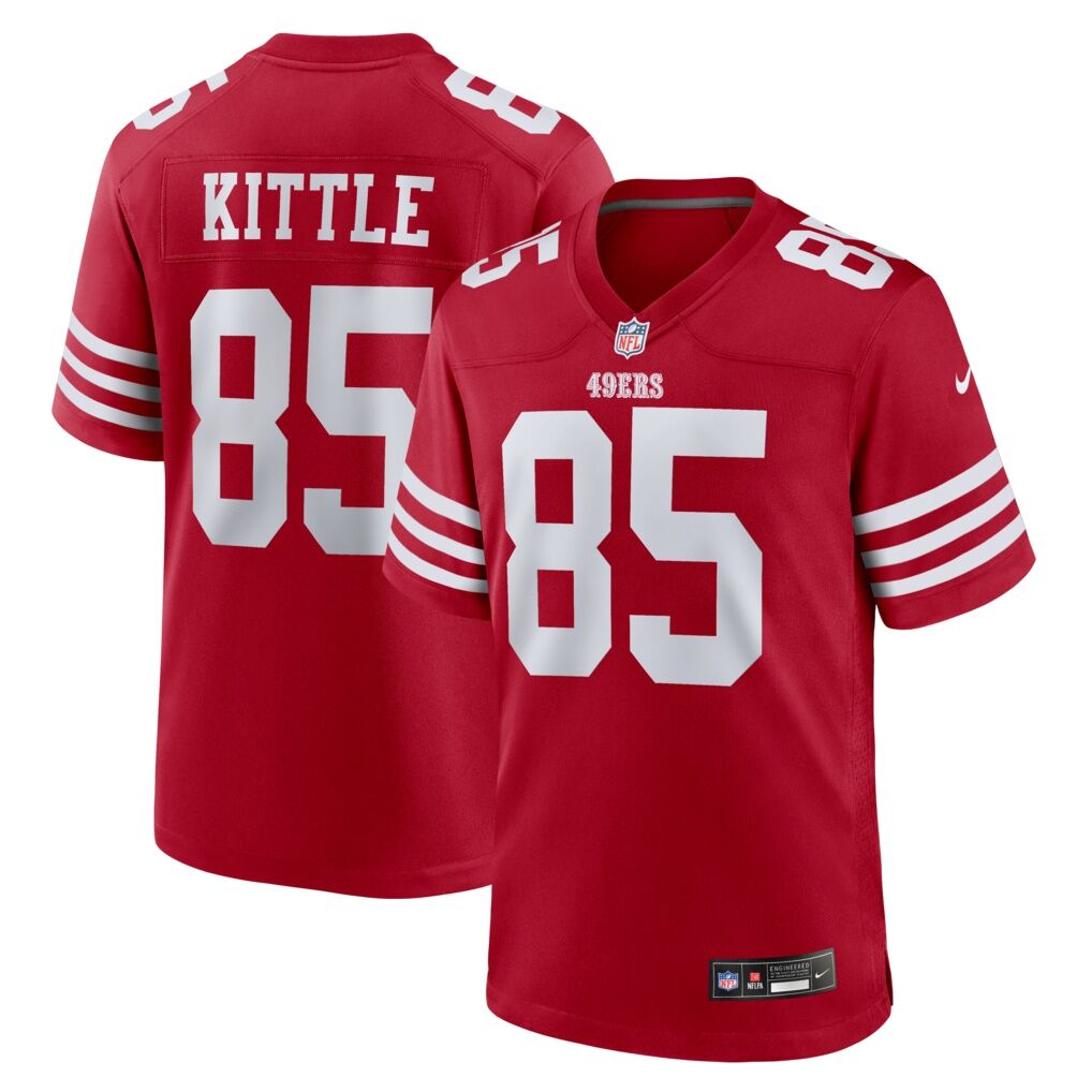 George Kittle San Francisco 49ers Nike Player Game Jersey - Scarlet